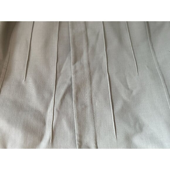 Women's Made in Italy Mirella Cavorso Wool Cardigan Jacket Beige Stitched - Picture 5 of 8